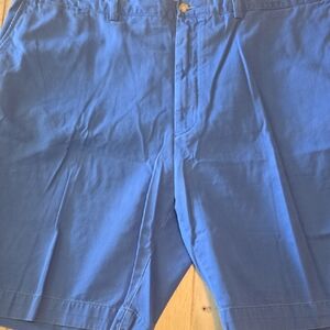 Ralph Lauren Blue Flat Front Shorts